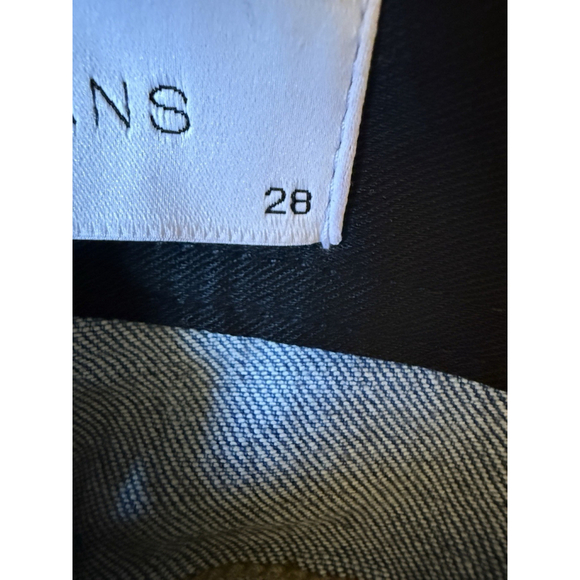 IRO Jeans Womens 28 Blue Silver Jones Sequin Embellished Mid Rise Slim Leg Denim - Picture 5 of 7